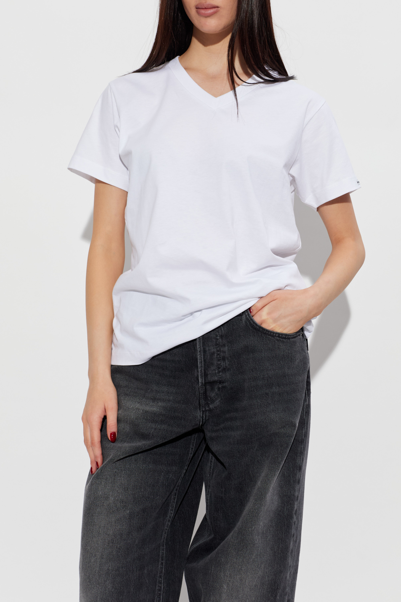 Acne Studios V-neck T-shirt | Men's | Vitkac